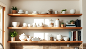 How to Style Open Shelves Like a Designer (Without Looking Cluttered)