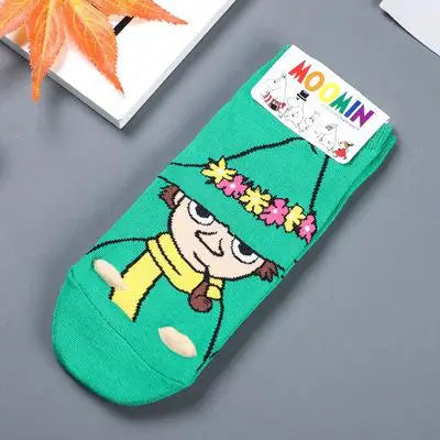 Cozy Urban Style: Mumin Moomin Cartoon Cotton Sock Slippers