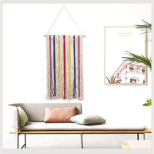 Bohemian Artisan Cotton Tapestry - Elegant Home Accent