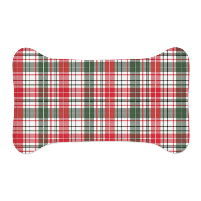 Premium Festive Pet Dining Mats - Personalized Bone and Fish Shapes for a Tail-Wagging Feast