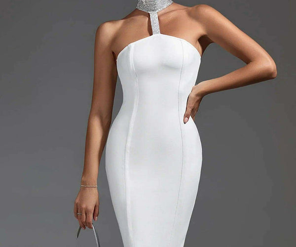 backless bandage dress white Chic White Backless Bandage Dress: Your Ultimate Glam Night Essential