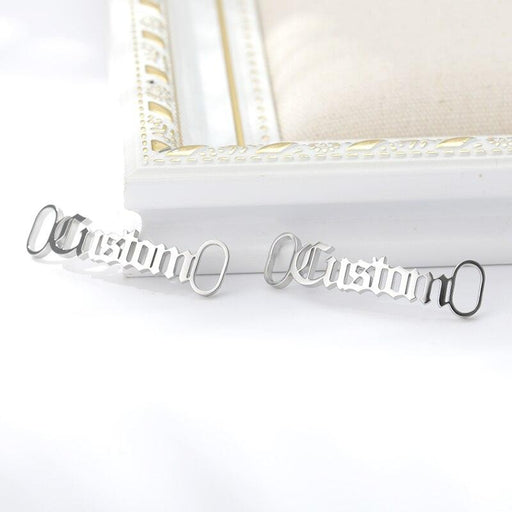 Personalized Stainless Steel Shoe Tag for Men and Women - Custom Name Option