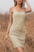Chic Women's Sleeveless Knit Dress with Sling Pack