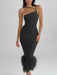 Elegant One Shoulder Halter Dress - Versatile Chic Evening Gown