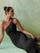 Elegant One Shoulder Halter Dress - Versatile Chic Evening Gown