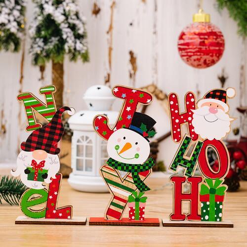 Festive 2-Piece Christmas Element Ornament Set