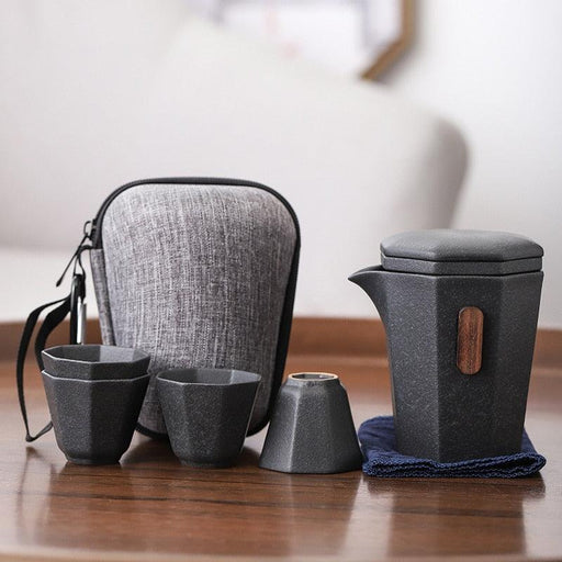 Zen Harmony Ceramic Tea Set - Luxurious Japanese Tea Ceremony Kit