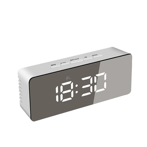 Modern LED Digital Alarm Clock with Temperature Display, Snooze Function, and Night Mode