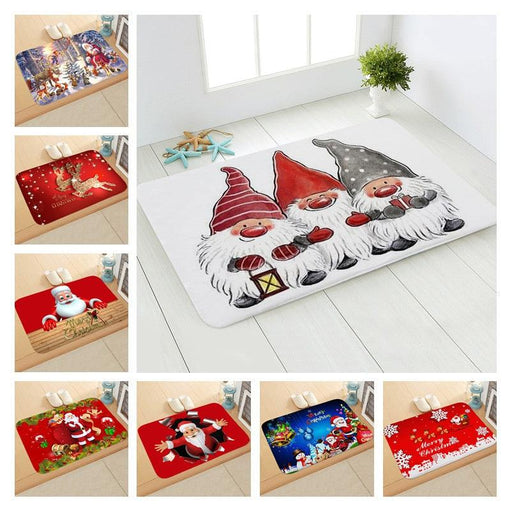 Holiday Cheer Christmas Outdoor Welcome Mat for Festive Home Entrances