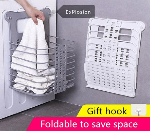 Space-Saving Laundry Solution with Versatile Storage Option