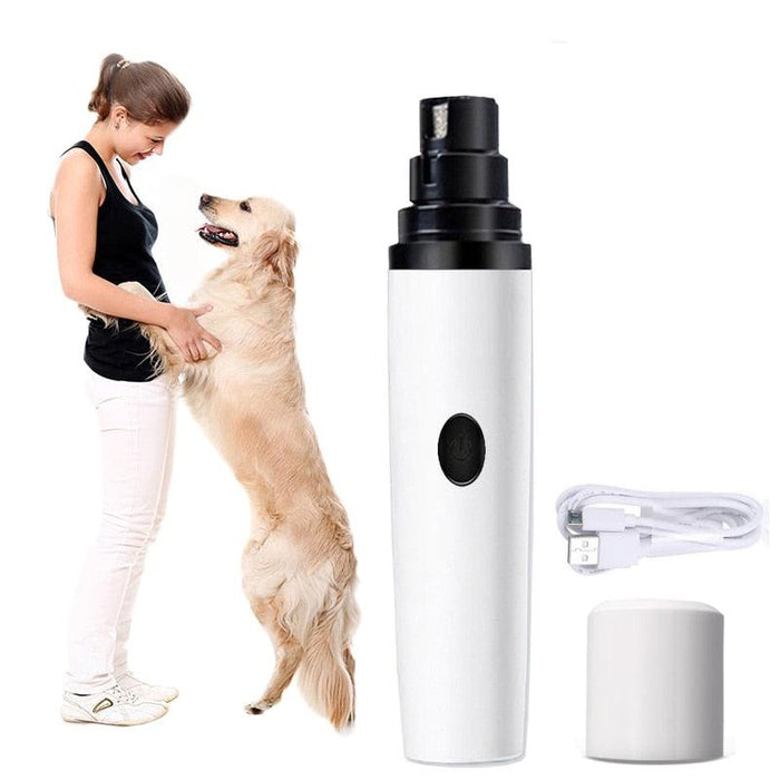 Gentle Pet Nail Trimmer: Electric Dog Nail Clipper Set for Hassle-Free Grooming