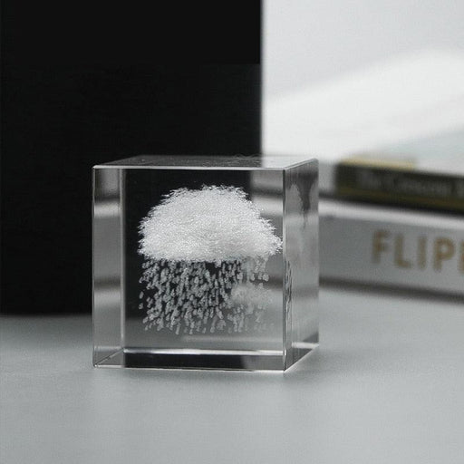 3D Crystal Raindrop Desk Decoration Miniatures