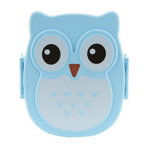 Cartoon Owl Print Leak-Proof Bento Box with Sustainable Material