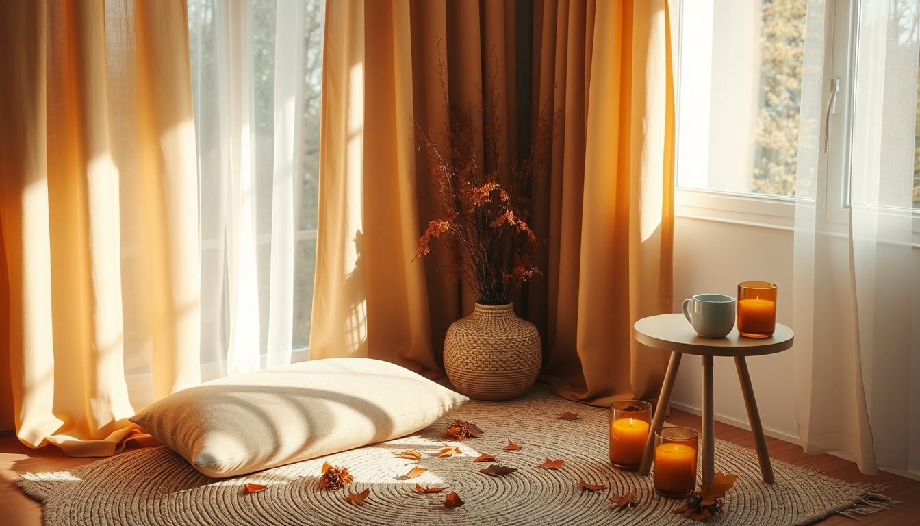 Creating a Cozy Meditation Corner with the Right Blankets and Accents