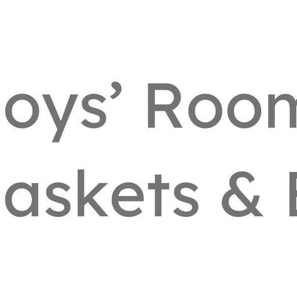 Collection image for: Boys' Room Hampers, Baskets & Bins