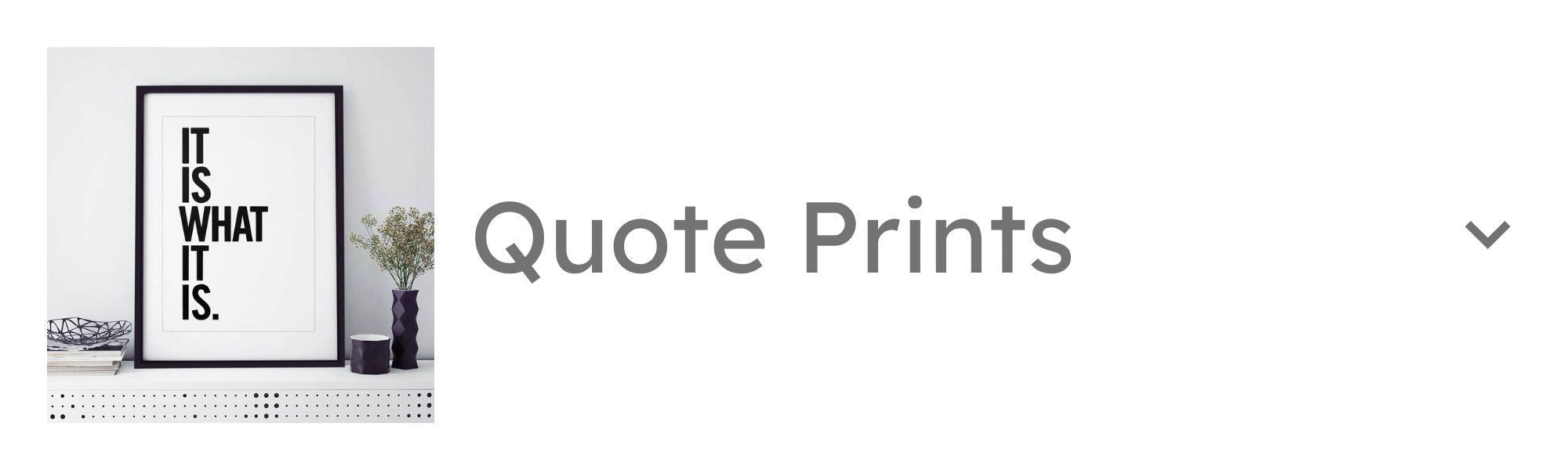 Quote Prints