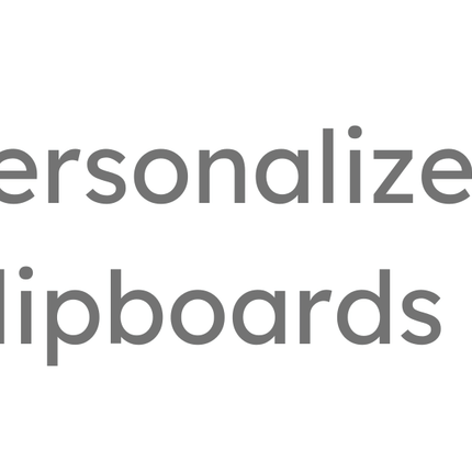 Collection image for: Personalized Clipboards