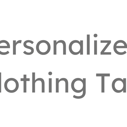 Collection image for: Personalized Clothing Tags