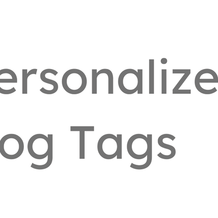 Collection image for: Personalized Dog Tags