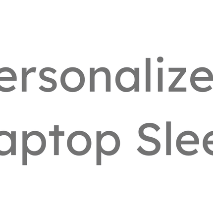 Collection image for: Personalized Laptop Sleeves
