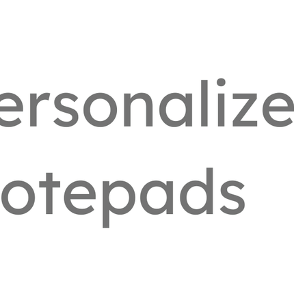 Collection image for: Personalized Notepads