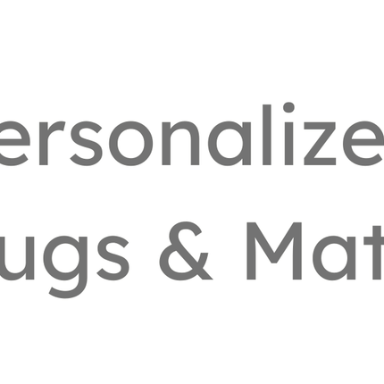 Collection image for: Personalized Rugs & Mats