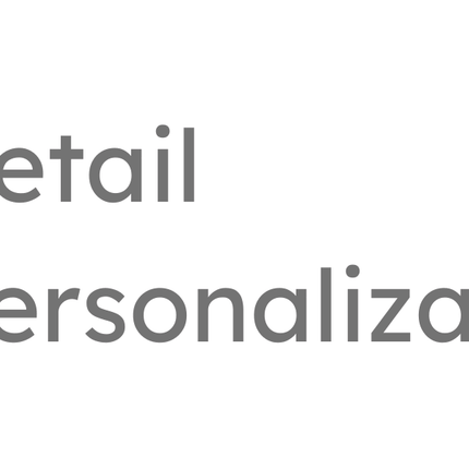 Collection image for: Retail personalization