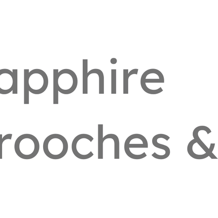 Collection image for: Sapphire Brooches & Pins