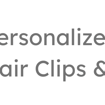 Collection image for: Women's Personalized Hair Clips