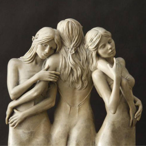 Goddess Trio Resin Sculpture Statue for Home Garden Decor