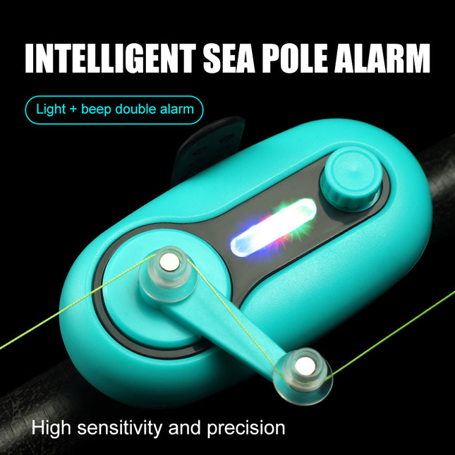 Fishing Fish Bite Alarm Electronic Buzzer Fishing Rod Loud LED Light I