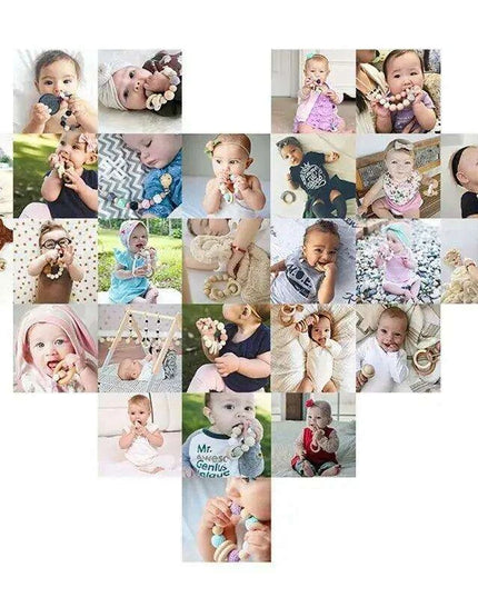 Colorful Wooden Building Blocks Kit for Creative Learning and Logical Development