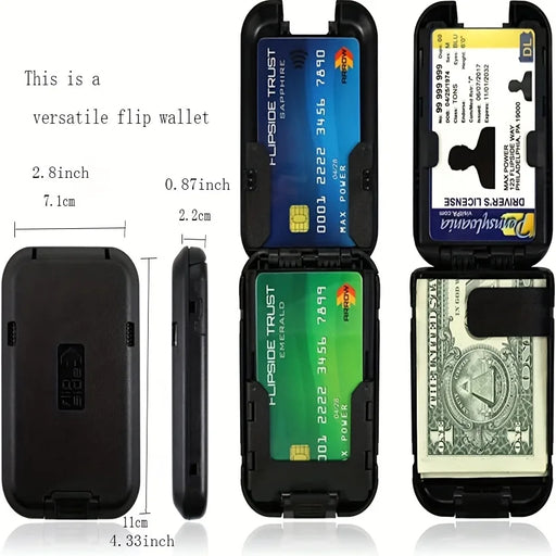 Innovative RFID-Blocking Wallet with Durable Crush-Proof Construction