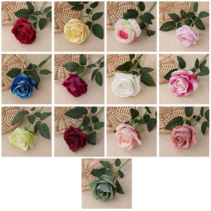 Peekaboo Studio Flannel Rose Artificial Flowers - Wedding & Home Decor