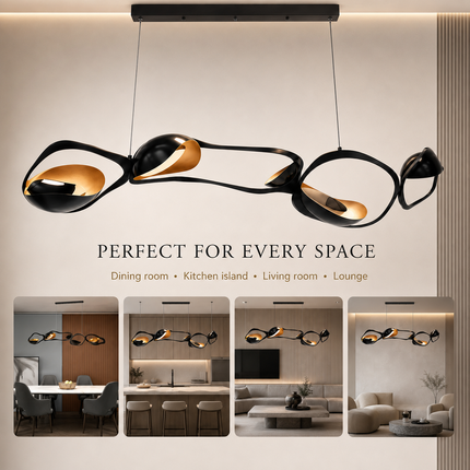 Nordic Sculptural LED Pendant Light — Organic Ring Form, Adjustable Height, 125cm & 150cm Pendant Light Fixtures 2025nordic-minimalist-led-pendant-lights-for-living-dining-room-kitchen-food-tables-designer-chandelier-home-decor-light-fixture Home & Garden > Lighting > Ceiling Lights & Fans > Chandeliers & Pendant Lights