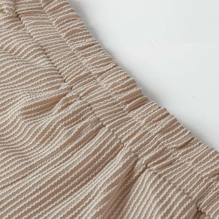 Snug Brown Colorblock Lounge Set for Ultimate Relaxation