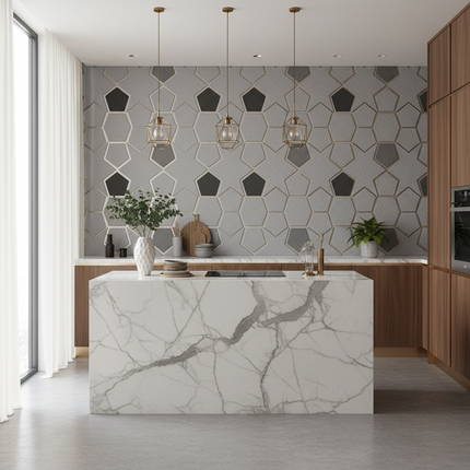 Peekaboo Studio Modern Minimalist Deerskin Wallpaper - Durable & Styli