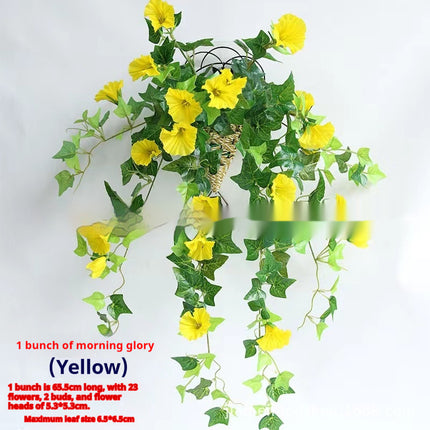 Peekaboo Studio Simulation Morning Glory Petunia - Durable Plastic, Re