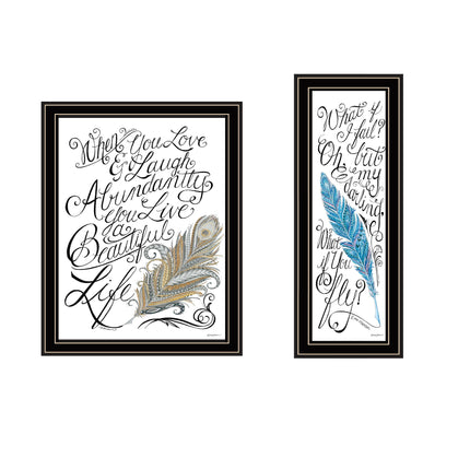 Deb Strain 2-Piece Framed Wall Art Set - Inspirational Design for Home