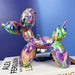 European-Style Balloon Dog Resin Ornaments for Creative Home Decorations