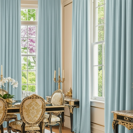 Luxury Wrinkle-Resistant Heavy Faux Suede Curtain Panel