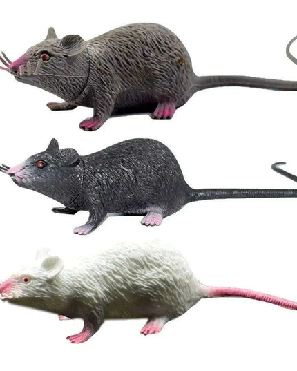 Realistic Small Rat Prank Toy for Halloween Haunts