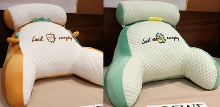 Sofa Fluffy Cushion Luncheon Pillow Triangle Reading Cushion Bedside S