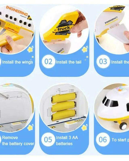 Interactive Airplane Toy Set for Kids - Educational Playset for Exciting Learning Opportunities