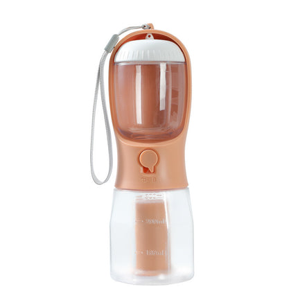 Dog Water Cup Drinking Food Garbage Bag Three-in-one Portable Small Mu