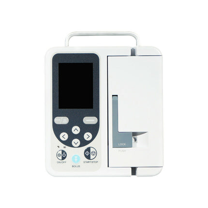 Volumetric IV Infusion Pump with Alarm System & Rechargeable Battery