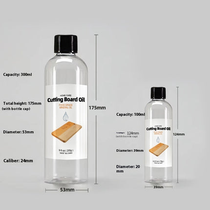 Food Grade Mineral Oil For Solid Wood Cutting Board Maintenance 300ml