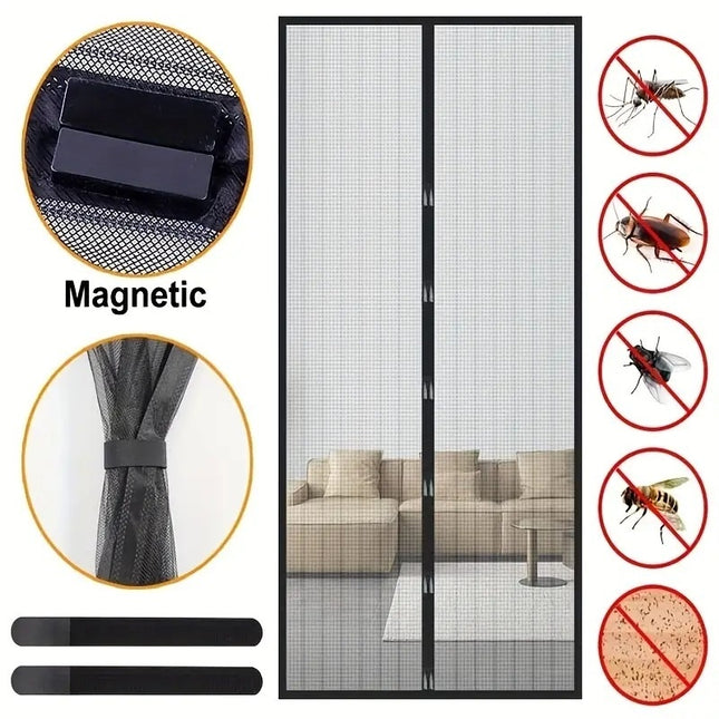 Peekaboo Studio Magnetic Mosquito-Proof Door Curtain - Summer Shade