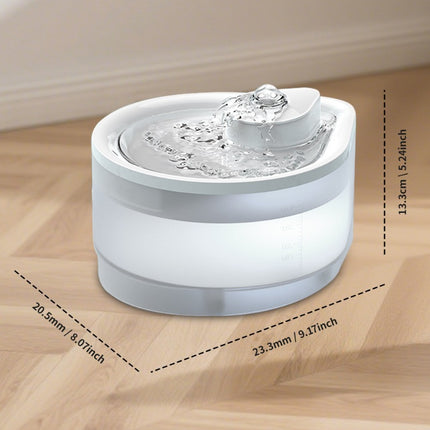 Peekaboo Studio USB Powered 2.5L Pet Water Fountain with Circulation F