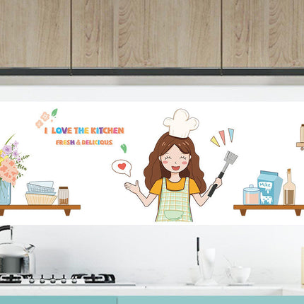 Peekaboo Studio Transparent Anti-Smoke Wallpaper, High Temp Resistant